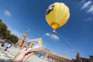 globo aerostatico publicidad