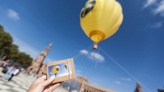 globo aerostatico publicidad